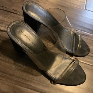 Who What Wear Perspex Mules